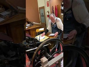 Letterpress printing the Sacramento History Museum’s 2025 holiday card