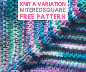 Another mitered square variation