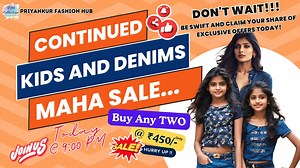 18 shares | #livestream #livestreaming #liveperformance #pfhcollection #PriyankurFashionHub Join us today in our yesterday's continued live @ 9 PM... Buy Any Two @ ₹ 450/- is still on... Don't Wait!!! Be Swift and Claim Your Share of Exclusive Offers Today! For any further Query, Whatsapp us on 9555307012... Thank you. | Priyankur Fashion Hub | Facebook