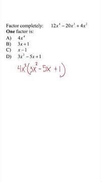Reviewing factoring techniques can help you pass the EOC