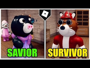 PIGGY BOOK 2 CHAPTER 9 ALL 2 ENDING CUTSCENES! (Savior/Survivor) [ROBLOX]