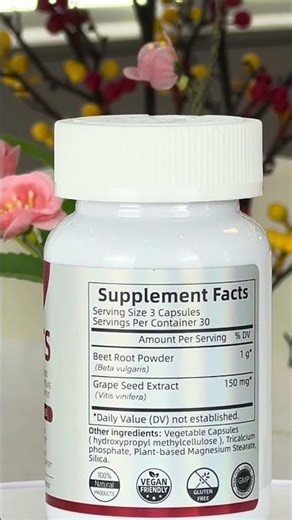 Beet Root Capsules - 1200mg Per Serving - 200 Beet Root Powder Capsules
