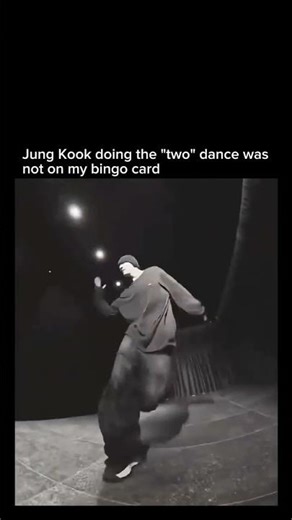 Jung Kook doing the "two" dance was not on my bingo card