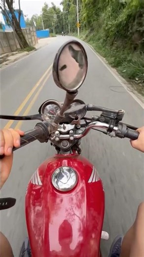Riding a 150 with the handlebars crooked 😬 Red card ❌ #motovlog #bmw (wheelie) Motorcycle observa...