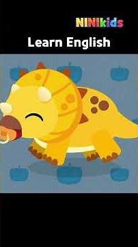 Baby Tyrannosaurus is Scary! | Halloween | Baby Dinosaur | Costume Transformation | Word Game