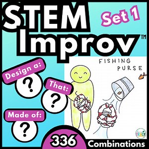 STEM Activity for STEM Sub Plans and STEM Centers | STEM Improv Set 1