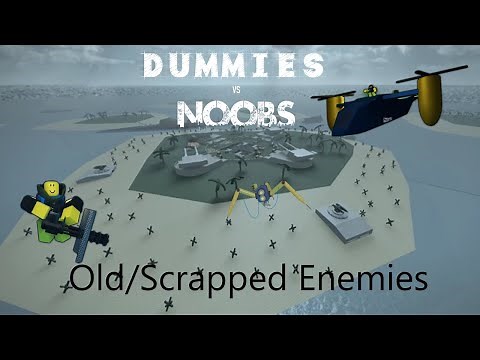 Roblox Dummies vs Noobs Old/Scrapped Enemies Showcase