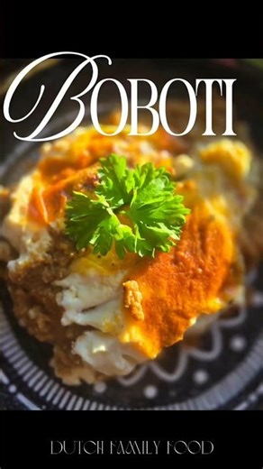boboti spiced baked minced Beef #recipe #food