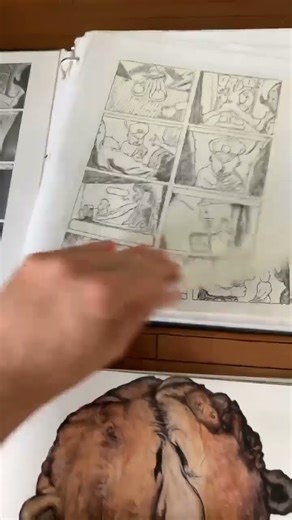 Sketchbook Page Flip | Sequential Drawing and Story Rhythm in Comics-Based Animation #breadwillwalk