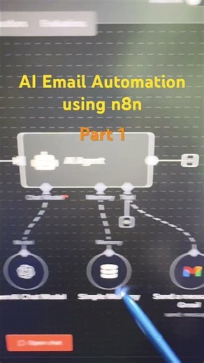 AI Email Automation using n8n | Part 1 #aiagents #aiautomation #n8n #n8nautomation #nocodeautomation