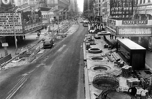 Flashback: The State Street Mall, billed as a car-free shopping mecca, started with high hopes but ended in failure and bus fumes