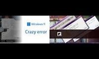 Mix of 2 videos from youtube : windows 11 crazy error vs win7