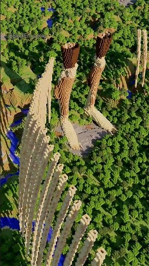 Eren's Founding Titan form from Minecraft blocks - Attack On Titan Art