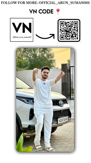 🇦 🇷 🇺 🇳 🇸 🇦 🇮 🇳 🇮 on Instagram: "TRENDING Vn Code || Sound Yhi Use Krna 👇 . . Next Code Ke Liye . . 𝐒𝐭𝐞𝐩 𝟏 : 𝐓𝐚𝐤𝐞 𝐚 𝐬𝐜𝐫𝐞𝐞𝐧 𝐬𝐡𝐨𝐭 𝐨𝐟 𝐭𝐡𝐢𝐬 𝐫𝐞𝐞𝐥 𝐒𝐭𝐞𝐩 𝟐 : 𝐎𝐩𝐞𝐧 𝐕𝐍 𝐕𝐢𝐝𝐞𝐨 𝐞𝐝𝐢𝐭𝐨𝐫 𝐚𝐩𝐩 𝐒𝐭𝐞𝐩 𝟑 : 𝐂𝐥𝐢𝐜𝐤 𝐨𝐧 𝐭𝐡𝐞 𝐬𝐜𝐚𝐧𝐧𝐞𝐫 𝐢𝐧 𝐭𝐨𝐩 𝐨𝐟 𝐫𝐢𝐠𝐡𝐭 𝐜𝐨𝐫𝐧𝐞𝐫 𝐒𝐭𝐞𝐩 𝟒 : 𝐒𝐜𝐚𝐧 𝐭𝐡𝐞 𝐒𝐜𝐫𝐞𝐞𝐧𝐬𝐡𝐨𝐭 & 𝐜𝐥𝐢𝐜𝐤 𝐨𝐧 𝐭𝐡𝐞 𝐝𝐨𝐰𝐧𝐥𝐨𝐚𝐝/ 𝐮𝐬𝐞 𝐒𝐭𝐞𝐩 𝟓 : 𝐒𝐞𝐥𝐞𝐜𝐭 𝐲𝐨𝐮𝐫 𝐩𝐡𝐨𝐭𝐨𝐬 𝐚𝐧𝐝 𝐞𝐱𝐩𝐨𝐫