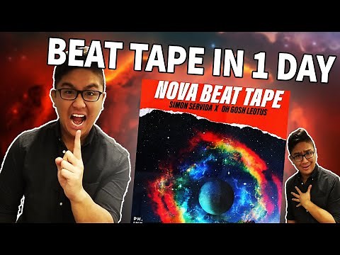 MAKING AN ENTIRE BEAT TAPE IN A SINGLE DAY *INSANE STUDIO SESSION*