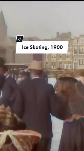 Ice Skating in 1900, a Lumière film. Restoration: Antique Film Gallery #History #film #1900s #victorian #historical #skating #iceskating