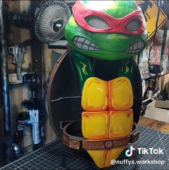 TMNT Kids Costume Progress: EVA Foam DIY Tutorial
