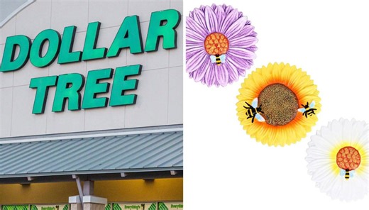 Bright and colorful home decor from Dollar Tree for spring and summer