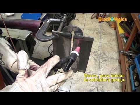 Soldadura TIG - Tutorial para empezar en la posición 3G