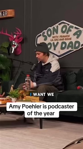 The @Son of a Boy Dad boys had some thoughts on Amy Poehler being named podcaster of the year