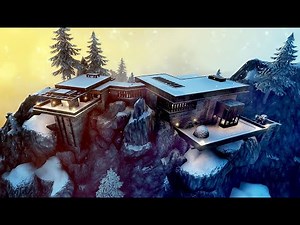 Modern Mountain House Valheim Base Tour