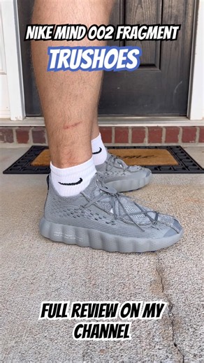 Nike mind 002 fragment via Trushoes. Full review on my channel #nike #sneakers #shoes #review