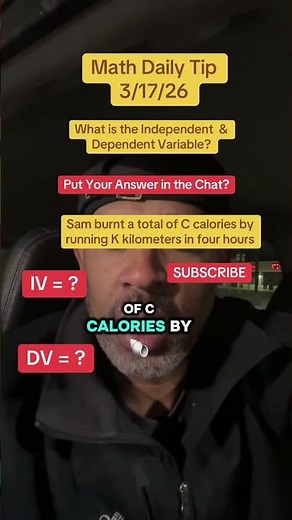 How to identify Independent and Dependent Variable? Math With Mr J #math #foryou #statistics