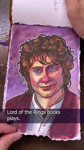 I Finished My Lord of the Rings Sketchbook