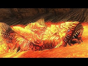 【MHF-G】紅溶岩竜『G級ヴォルガノス亜種(特異個体)』高グラフィック版【モンハンフロンティア】