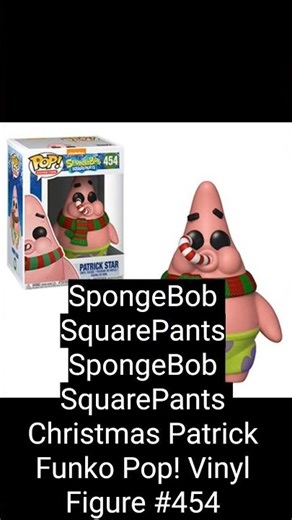 SpongeBob SquarePantsSpongeBob SquarePants Christmas Patrick Funko Pop! Vinyl Figure #454
