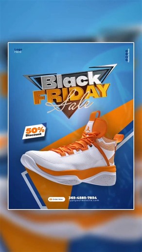 Shoes poster design in Photoshop | Photos Tutorial