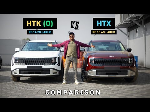 New Kia Seltos HTK(O) vs HTX variants comparison 🔥