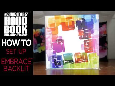 Embrace™ Backlit Push-Fit Fabric Display