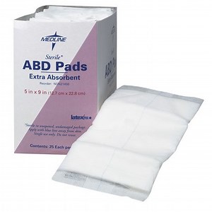 Buy Medline Sterile Abdominal Pads - Extra Absorbent |HPFY