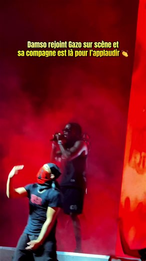 Damso rejoint @GAZO à son #concert de #bruxelles et sa femme l’applaudit 🙏 #gazo #rapfr #rapfrancais