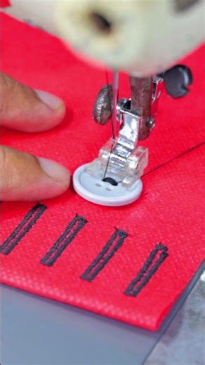 Classic Tailor Button Sewing Process with Janome 672.