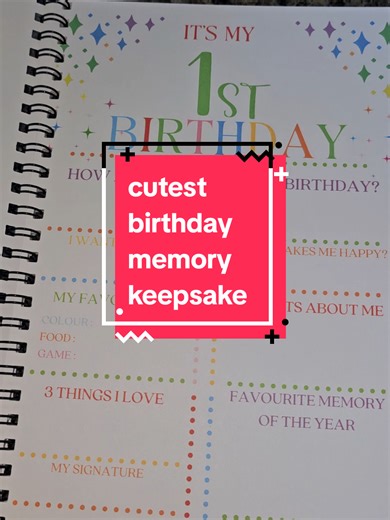 the cutest birthday memory keepsake 🫶🏼 #birthday #keepsake #personalised
