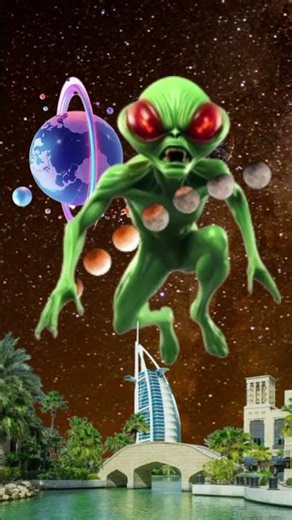 Alien 👽 and Universe #glaxy #planet #3dplanet #earth