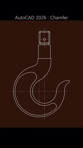 AutoCAD 2026 : Chamfer (모따기)