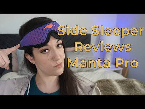 Manta Pro Sleep Mask Review - worth it for side sleepers?