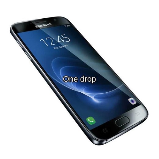 Samsung Galaxy S7 notification - One drop