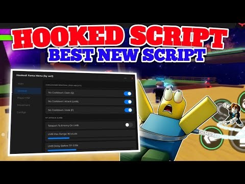 Hooked Roblox Script | NO COOLDOWN (HOOK, DASH, ATTACK), TELEPORT AND MORE🔥