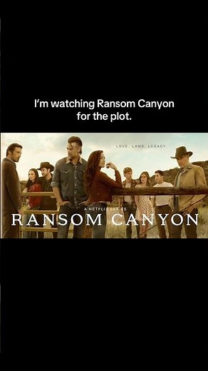 Watching Ransom Canyon on @netflix for the plot #ad