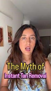 Want to DE-TAN SKIN in 2 days? Watch this! #detanning #tanremoving