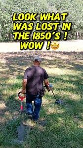 Silver find found while metal detecting this 1800s site #metaldetecting #detecting #relichunting #detectinghistory ​⁠ XP Metal Detectors | Southern Relic Adventures