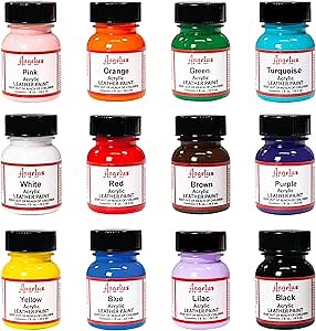 Angelus Acrylic Leather Paint Starter Kit by Angelus