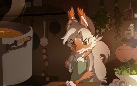 【可爱的furry短片】煮蘑菇汤的松鼠帕克_哔哩哔哩_bilibili