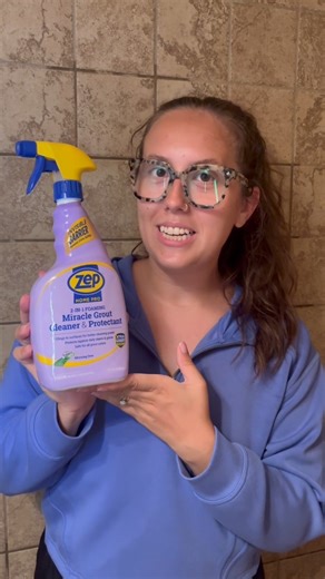 3.7K views · 34 reactions | ✨ From grimy to gleaming in minutes! 什✨ Zep Miracle Grout Cleaner + Protectant does the dirty work so you don’t have to 識 Check out how @oliviatuggle makes cleaning grout easy with Zep Home Pro! #paidparternship #CleanTok #CleaningMadeEasy #zephomepro #beforeandafterhome #cleaningmotivation | Zep | Facebook