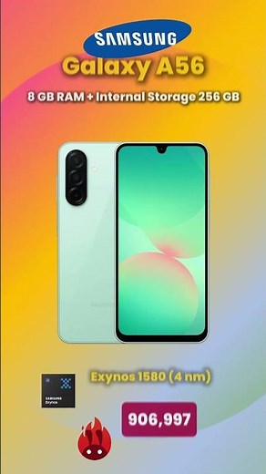 Samsung Galaxy A56 Review ⚡ Specs & Price in Sri Lanka 🇱🇰 #Shorts #GalaxyA56 #SriLanka