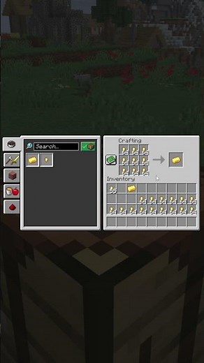 How to craft items faster on Minecraft #gaming #minecrafttutorial